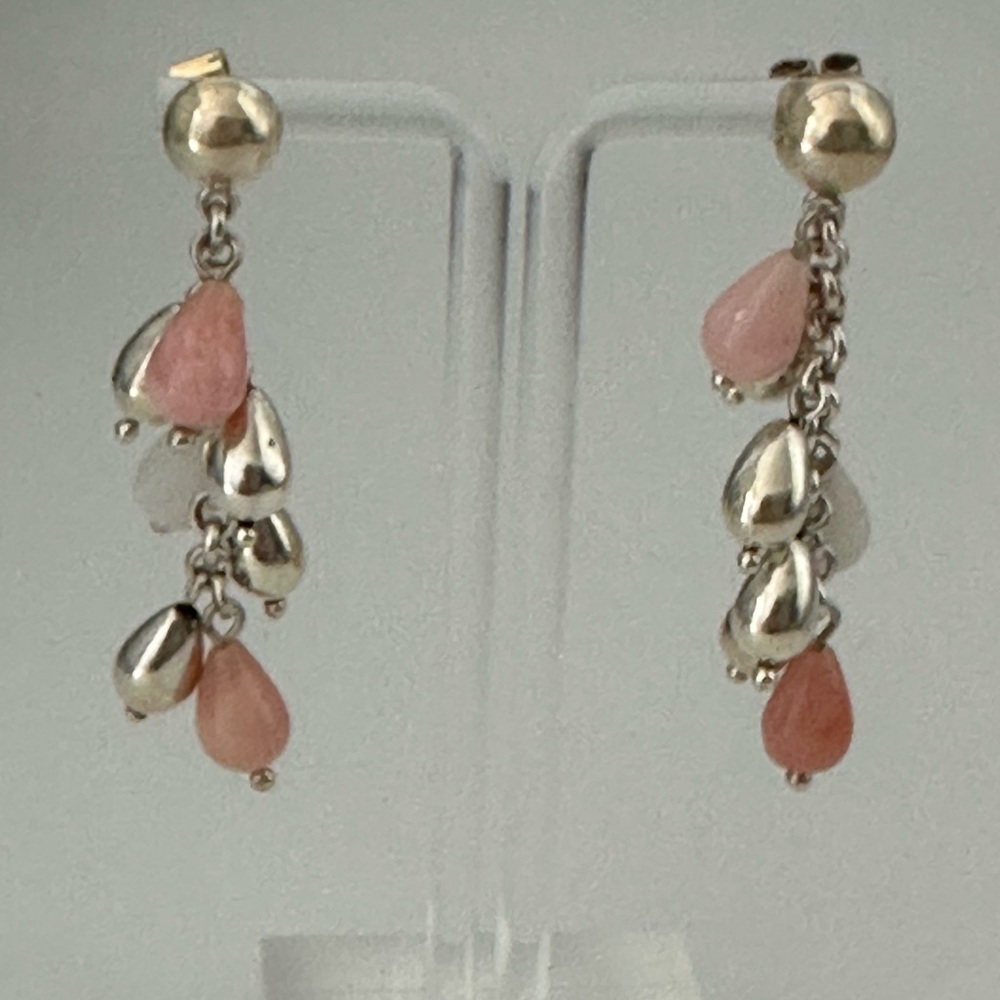 Brand New Ilaria Peru 925 silver dangling earrings, hand crafted